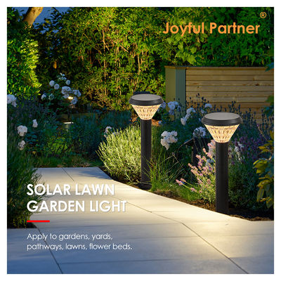 Outdoor Solar Garden Lights Up To 12 Hrs Long Last Plastic Lens Aluminum Material ABS Light Control  With Epistar SMD
