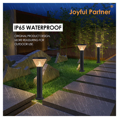 Lawn Column Post Lamp 2 Year PC ABS Housing Warranty IP65 Waterproof RGB Color AUTO-ON/OFF Function