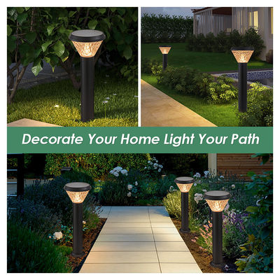 Lawn Column Post Lamp 2 Year PC ABS Housing Warranty IP65 Waterproof RGB Color AUTO-ON/OFF Function