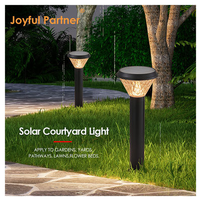 Solar Pathway Lighting With Remote Control Long-lasting Performance 5W Warm White Solar Charging With Auto ON/OFF