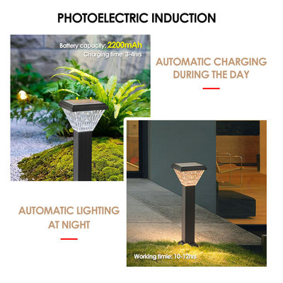 Solar Lights Outdoor IP65 Waterproof Epistar 2835 Remote Control Cool White 2 Years Warranty For In-Ground Spike Pathway