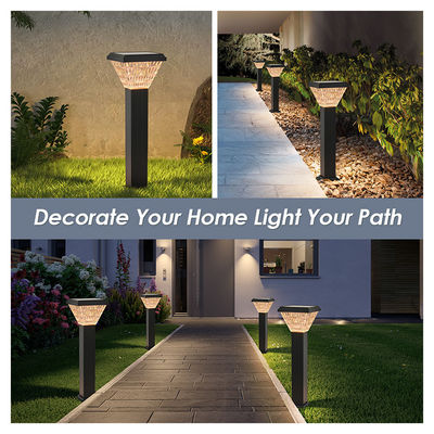 Solar Lights Outdoor IP65 Waterproof Epistar 2835 Remote Control Cool White 2 Years Warranty For In-Ground Spike Pathway