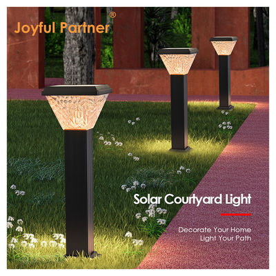 2024 LED Solar Outdoor Pathway Light IP65 High Brightness White RGB Color with Solar Panel Solar Charging