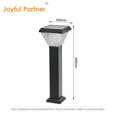 Outdoor LED Solar Lawn Light Large Capacity Battery ABS Aluminum Material RGB Color Suitable For Courtyard Parks