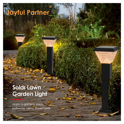 Outdoor LED Solar Lawn Light Large Capacity Battery ABS Aluminum Material RGB Color Suitable For Courtyard Parks