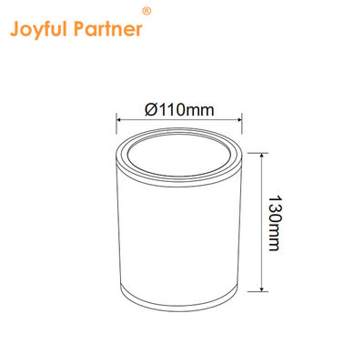 Outdoor Wall Mounted Cylinder Lamp Black Housing Cree COB Led 15W 3500k For Outdoor Garden