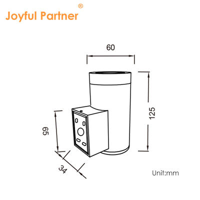 Garden LED Wall Lanterns Extruded Aluminum Alloy Housing Up And Down For Outdoor Decoration