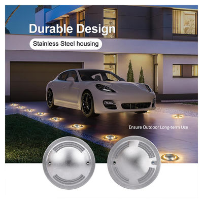 Recessed Side Emitting Inground Lights IP67 Waterproof Mini Size CE RoHS Stainless Steel Cover