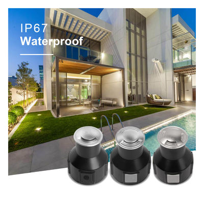 IP67 LED Walk Over Inground Light 1W 2W 3W One Two Four Ways With Plastic Back Box
