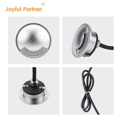 Ultra Thin IP67 Waterproof Recessed 2W LED Outdoor Inground Lighting SS316 Cover For Garden Pathway