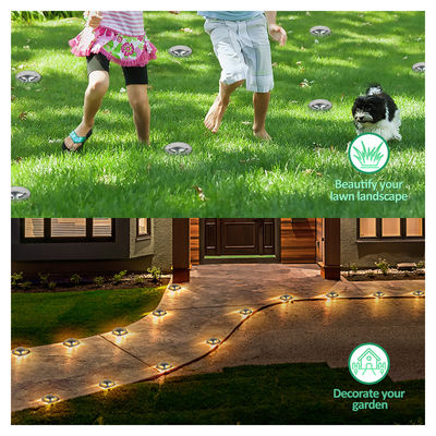 Ultra Thin IP67 Waterproof Recessed 2W LED Outdoor Inground Lighting SS316 Cover For Garden Pathway
