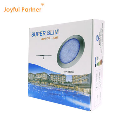 18W 316SS Underwater Wall Mounted LED Pool Light 230MM DC12V 252pcs SMD2835 Warm White Constant voltage