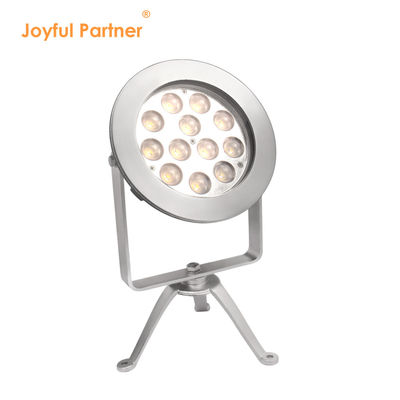 IP68 Outdoor LED Spot Light Stainless Steel DMX512 RGBW 12w for Underwater Use Support DMX Controller