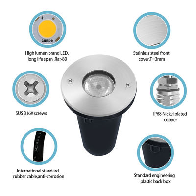 High Quality Mini Size Outdoors Ip68 Star Light Dc24V Inground Light Suit Led Underwater Light Ip68 for Swimming Pool