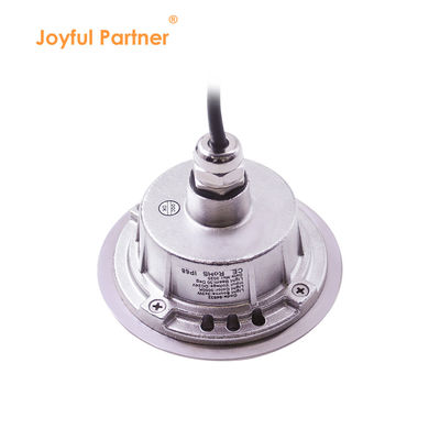 DIA 118mm IP68 304 Stainless Steel Warm White Underwater LED Light 3W DC24v With Plastic Mounting Sleeve