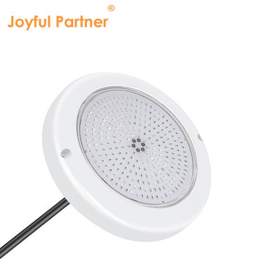 Color Changing Swimming Pool Lights ABS PC RGB Emtting 12V Input Warm White Surface Mounted