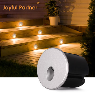 2W LED Recessed Light DC24V Step Lights Warm White IP65 Waterproof Wall Light Staircase With Plastic Mounting