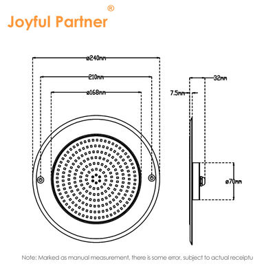 PAR56 Underwater Led Swimming Pool Lights 316 Stainless Steel 25W SMD2835 Resin Filled 3000K