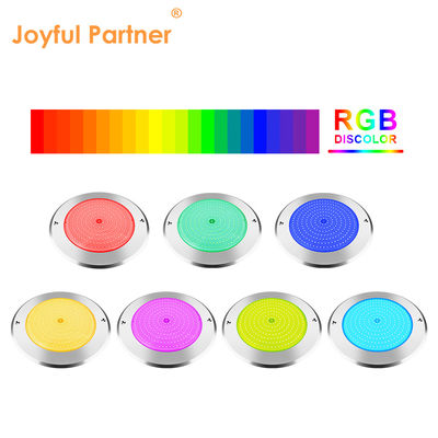 PAR56 Underwater Led Swimming Pool Lights 316 Stainless Steel 25W SMD2835 Resin Filled 3000K