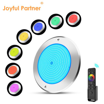 Underwater Led Swimming Pool Lights 316 Stainless Steel 25W Smd2835 Resin Filled 3000K RGB Swimming Pool Lamp SMD 2835 AC 12v IP68 Full Waterproof