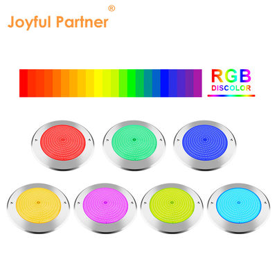 Underwater Led Swimming Pool Lights 316 Stainless Steel 25W Smd2835 Resin Filled 3000K RGB Swimming Pool Lamp SMD 2835 AC 12v IP68 Full Waterproof