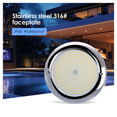 Powerful Led Pool Light Wifi Control AC12V IP68 25W Resin Filled RGB LED PAR56 Surface Mounted