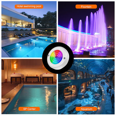 AC12V Submersible Underwater IP68 RGB Switch Control 15W Resin Filled Surface Mounted