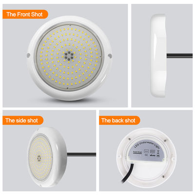 Pool Lights Led Underwater PAR56 Concreted Wall Surface Mounted With 18 Keys Remote Control