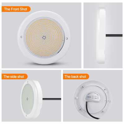 Waterproof Swimming Pool Light Wall Mounted Rgb AC12v Diameter 230mm Thickness ABS Material  42W