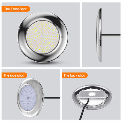 LED PAR56 Pool Light 18W 35W IP68 Waterproof AC12V Stainless Steel For Outdoor Pools