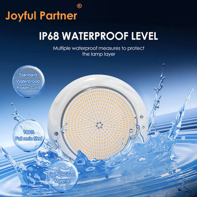 LED Swimming Pool Light Underwater Lamp DIA230*35mm ABS Material IP68 42W Surface Mounted
