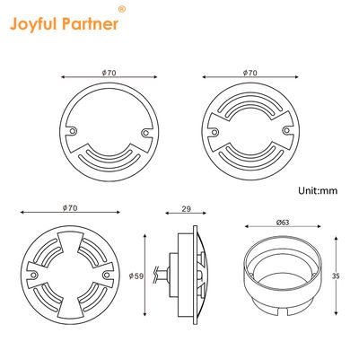 Waterproof Underground Deck Light