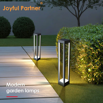 8W Garden LED Bollard Light 300MM 600MM 900MM Height Customized Aluminum Material For Walkway