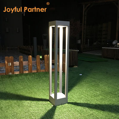 8W Garden LED Bollard Light Height Customized IP65 300mm 600mm 900mm Aluminum Material For Walkway