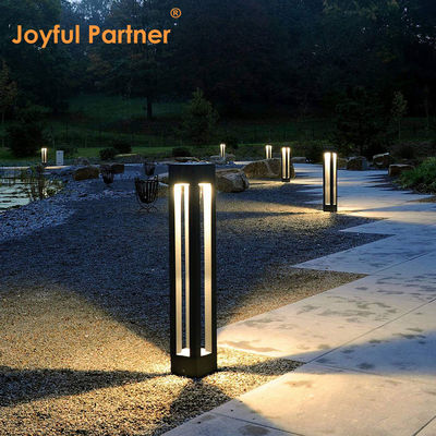 8W Garden LED Bollard Light Height Customized IP65 300mm 600mm 900mm Aluminum Material For Walkway