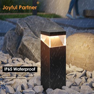 Garden LED Lawn Light Bollard Light Stainless Steel Material AC 220V Anti-UV Square IP65 For Courtyard