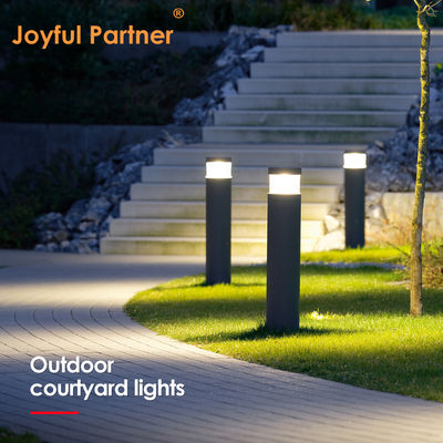Outdoor IP65 Courtyard Path Cast Aluminum Bollard Light AC 220v DC 24v Bridgelux LED 3000K DIA 108MM*H 400/600/800/1000mm