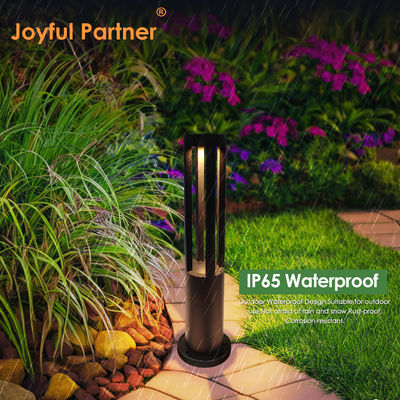 Villa Landscape Column Lamp 10W Die-Cast Aluminium 220V With 360Degree IP65 Waterproof For Pathways