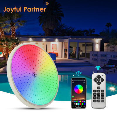 IP68 Waterproof RGB/RGBW Color Change Pond Flat Lights with Resin Filled Swimming Pool Light Underwater