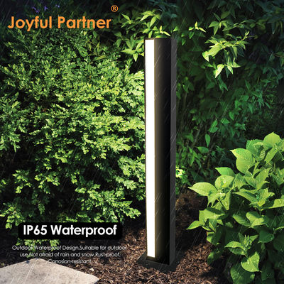 Outdoor LED Bollard Light Square Aluminum Powder Coating CREE LED AC L110 * W110 * H900MM IP65 Rating