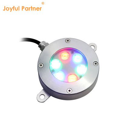 LED Foutain Lights RGB3in1 Color High Power 18W 316 Stainless Steel Flat Fixture With U Type Bracket
