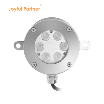 New Arrival RGB 3 in 1 color high power 18W 316 Stainless Steel Led Flat UInderwater Light With U Type Bracket