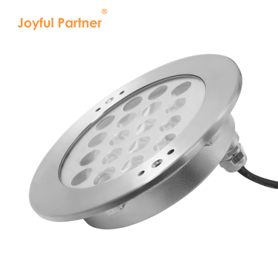 Recessed Underwater Light DC24V 18W RGB 316 Stainless Steel IP68 with Remote and Transformer
