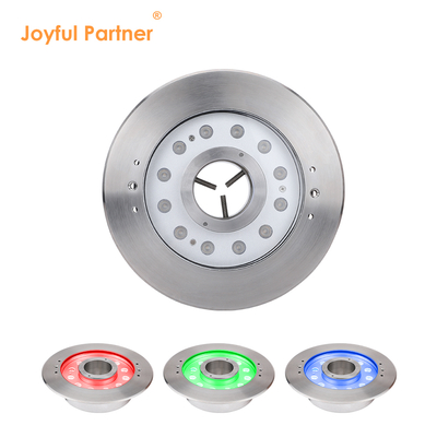 Underwater Fountain Lamp IP68 12W 24W 36W Warm White RGB Stainless Steel 316L With Customized logo