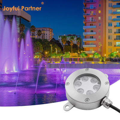Joyful Partner IP68 Waterproof 6W/12W/18W DC12V RGB DMX Underwater LED Fountain Music Dancing Water