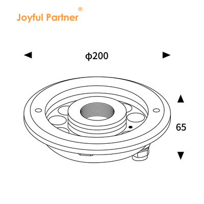 Stainless Steel Submersible LED Fountain Light IP68 DC24V CE Certificated