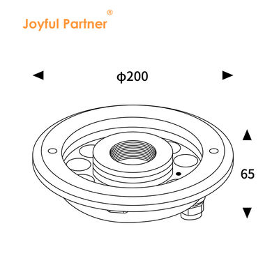 Stainless Steel Submersible LED Fountain Light IP68 DC24V CE Certificated With 2 Years Warranty