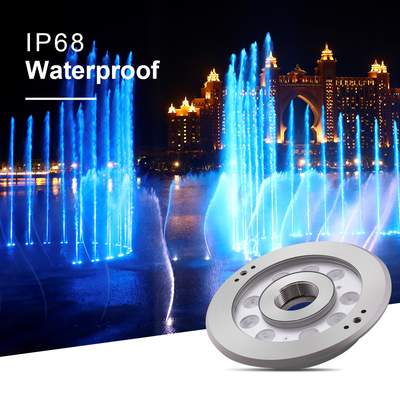 Stainless Steel Submersible LED Fountain Light IP68 DC24V CE Certificated