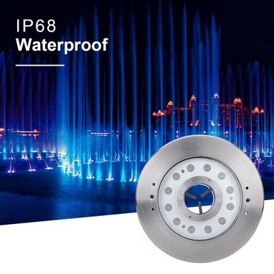 CE RoHS IP68 Waterproof 12V 24V DMX RGB Water Feature Waterfall LED Fountain Underwater Pool Pond Lights