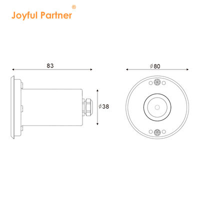 Swimming Pool light 3W DC24V SS Material CE Certified Long-Lasting Deep Anti-glare With Carton Packaging